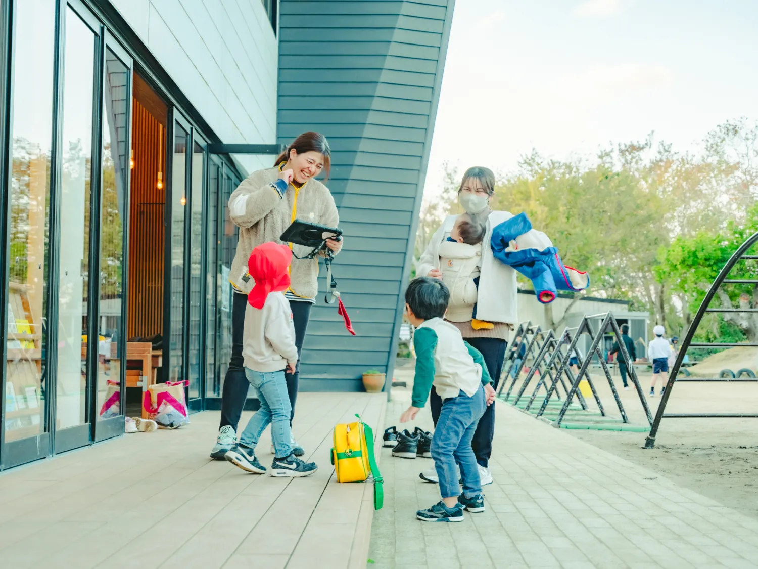 保育者の存在の写真